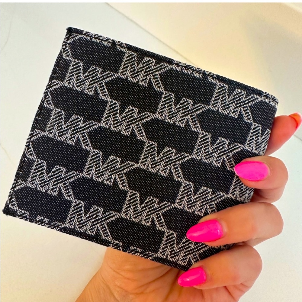 COOPER BLACK MULTI MICHAEL KORS MENS WALLET SALE!